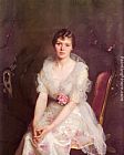 William Mcgregor Paxton Canvas Paintings - Portrait of Louise Converse